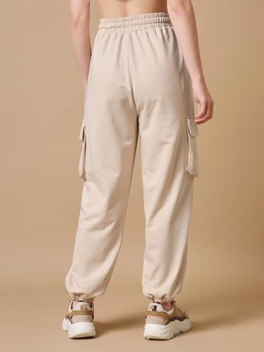 Image of Bewakoof Air 1.0 Women's Solid Oversized Plus Size Joggers