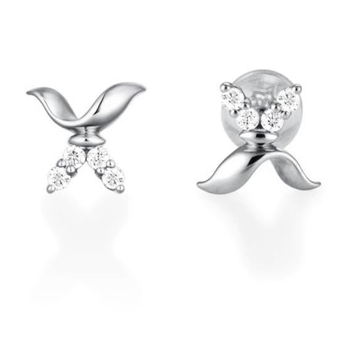 Boucles d'oreilles or et diamant anti-allergie pour femme