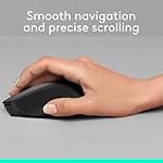 Logitech M330 SILENT Wireless Mouse, 2.4GHz with USB Receiver, Optical Tracking, Quiet & Lightweight, Long Battery Life, for PC, Mac, Laptop, Chromebook - Black - Image 4