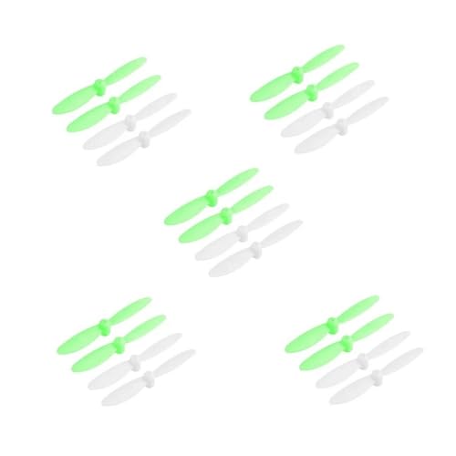 Pales CX10 pour vol en intérieur, lot de 20 paires d'hélices de rechange pour drone