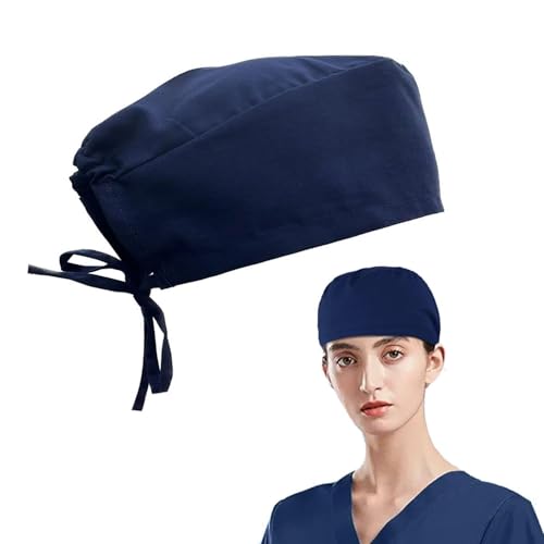 RELKLYU 1 Stück Chirurgischer Kappe, Krankenpfleger, Staubdichtes Arbeitsmütze, Schönheitssalon -Arbeitskappe, Langlebige Arbeitskappe.