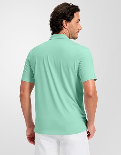 Image of Obla Mens Golf Shirt Short Sleeve Dry Fit Moisture Wicking Performance Athletic Casual Work Collared Polo Shirts for Men