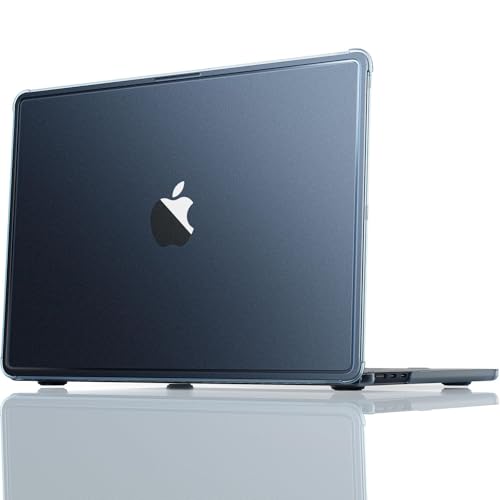 Image of EooCoo Compatible for MacBook Air 13 inch Case M5 M4 M3 M2 2026 2025-2022, Crack-resistant Corners,True-to-Device Matte Texture,Hard Shell Laptop Cover for 13.6 inch A3449 A3240 A3113 A2681, Midnight Blue