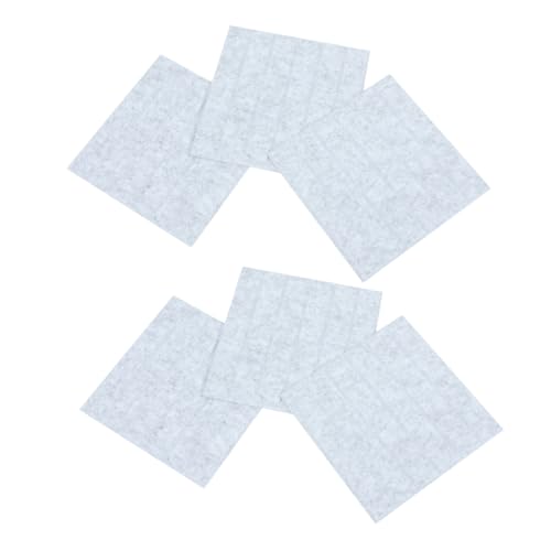 6 Piezas Paneles de Aislamiento Acústico de Fieltro de Poliéster 30x30cm Gris Plata para Estudios en Casa, KTV y Gimnasios miniatura 1