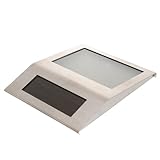 Angoily Solar Hausnummer aus Rostfreiem Edelstahl mit LED Solarbetriebene Wetterfeste...