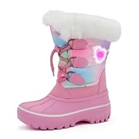 Nova Mountain Boys Girls Little Kids Winter Snow Boots,NF NFWBL870 PinkMulti 2