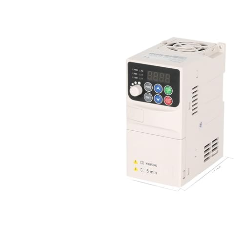 Variador de frecuencia monofasico 220V To 380V VFD 0.75KW/1.5KW/2.2KW/3.7KW/5.5KW 1phase To 3 Phase Output Variable Frequency Drive Motor Speed Control Inverter(2.2KW 220V to 380V W)