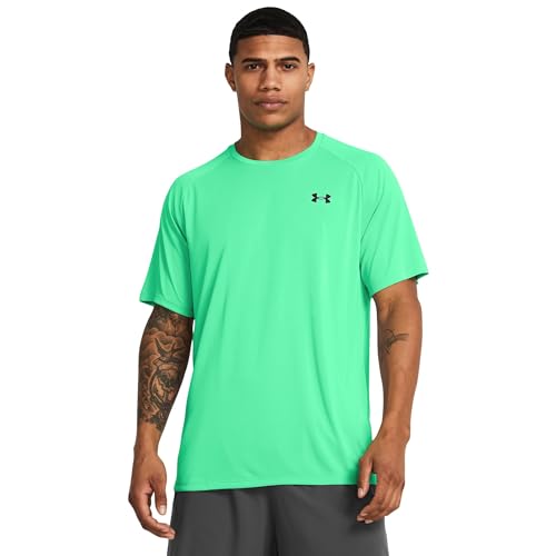 Image of Under Armour Men's Polyester Solid UA Tech 2.0 SS Short Sleeve Tee | 1326413-001