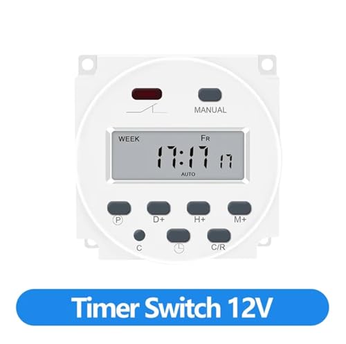 Temporizador programable CN101A 12V para camper y placas solares 2
