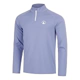 Quiet Please Big Serve 1/4 Zip Longsleeve Herren blau