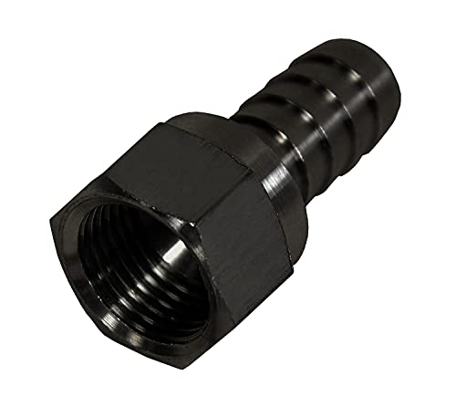 Image of Derale 98202-8AN Female x 1 /2 inch AN Swivel Hose Barb Fitting