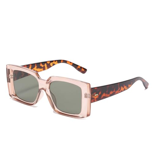 Lunettes de soleil carrées Punk vintage homme femme miroir UV400 petites lunettes noires