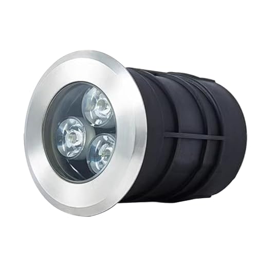 OrbitCob® Mini Submersible Step Light - 12V/24V Stainless Steel IP68 Waterproof LED Pool Light for Swimming Pools, Spa, Underwater Stairs Embedded Recessed Design(Green,75mm-3w(24V)) -  MZAAZDYZN-GREEN-75MM-3W(24V)