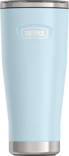 Image of THERMOS ICON SERIES, Stainless Steel Tumbler with Slide Lock, 18 Ounce, Glacier