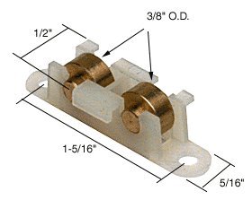 Sliding Window Roller with Dual 3/8