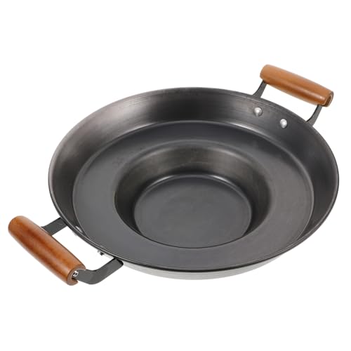 Ciieeo Multi-use Concave Frying Pan Non-stick Practical Cooking Tool for Home Outdoor Use Even Heating for Frying Sharing Delicious Meals