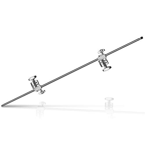 Image of ShowMaven 2 Packs Heavy Duty C-Stand Light Stand with 4ft /120cm Holding Arm & Grip Heads for Studio Video Reflector, Monolight and Other Photographic Equipment