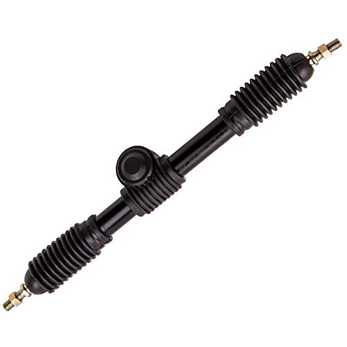 Adjustable Shaft Steering Wheel Parts Assembly w/Tie Rods Rack fit for 110CC Go Kart