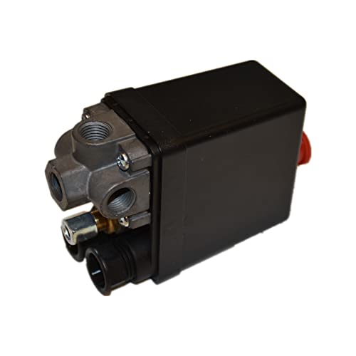 Xiaowei 201806Gs Air Compressor Pressure Switch For Briggs & Stratton Troy Bilt/Brute 95/125 Psi 4Pl #TOP1