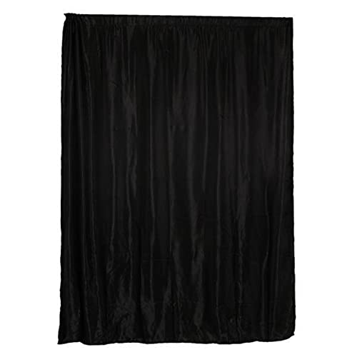 TRENDYNEST® 3xRod Pocket Satin Window Curtains Blackout Shade Curtains 150x250cm Black | Home & Garden | Window Treatments & Hardware | Curtains Drapes & Valances-image-11