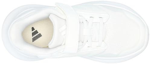adidas Tênis infantil unissex Tensor Run 2.0 com gancho e laço, Branco/Branco., 13 Little Kid