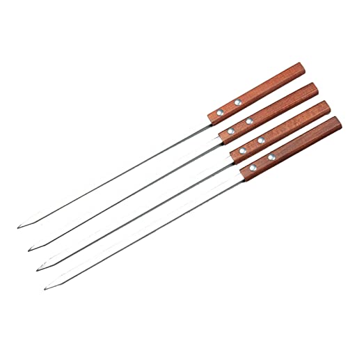 8-Stück Grillspieße Edelstahl Super Lange GrillspießE 60 Cm für Outdoor, Familienfeiern Cover