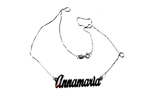 Collier prénom personnalisé argent 925 cadeau unique pour célébrer les proches
