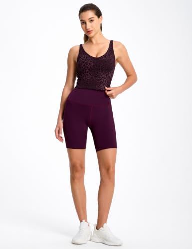 Image of THE GYM PEOPLE Womens' Sports Bra Longline Wirefree Padded with Medium Support