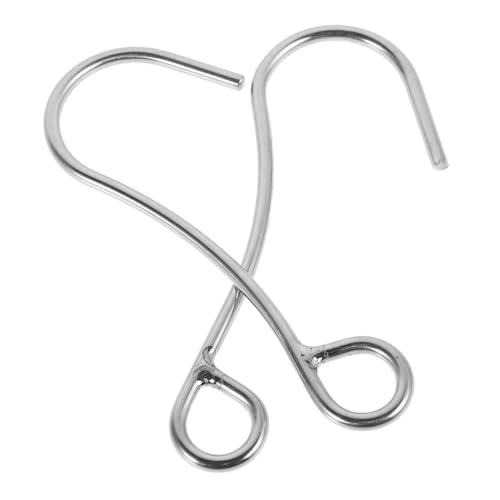CORHAD 2 Pack Stainless Steel Diving Hook Scuba Reef Hook for Underwater Diving Gear Safety Hook for Drift Diving