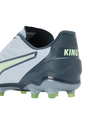 PUMA Unisex Adults King PRO FG/AG Soccer Shoe, Frosted Dew-Fizzy Apple-Gray Skies, 46.5 EU