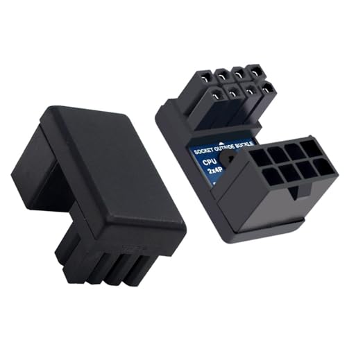 Adaptador de alimentación ATX 8P EPS macho a hembra 2 unidades miniatura 7