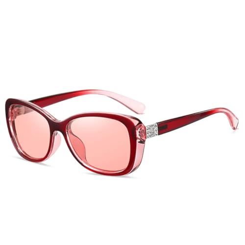 Lunettes de soleil polarisées femme en métal pour la plage et la conduite