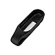 Itonash Ersatz-Clip-Halter, Weich, Wasserdicht, Armband-Schutzband-Abdeckung, Kompatibel mit Mi Band 6, Armband, Ersatz-Fitness-Armband (Schwarz)