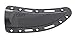 CRKT Clever Girl Fixed Blade Knife with Sheath: Powder Coated SK5 Steel, Upswept Blade, Textured Nylon Handle, Molle Compatible Sheath 2709,Black