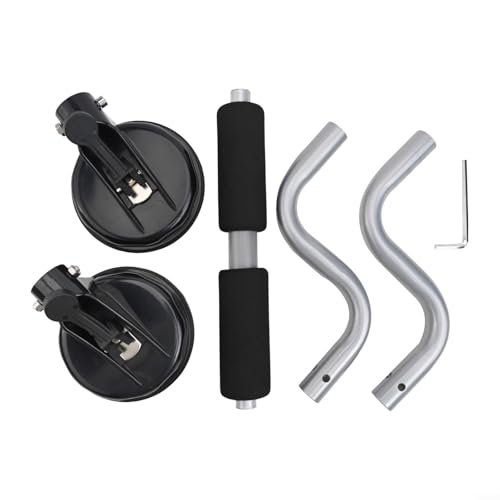 Aluminium-Saugrolle für Kajak und Kanu, für Befestigungslösungen (schwarz)