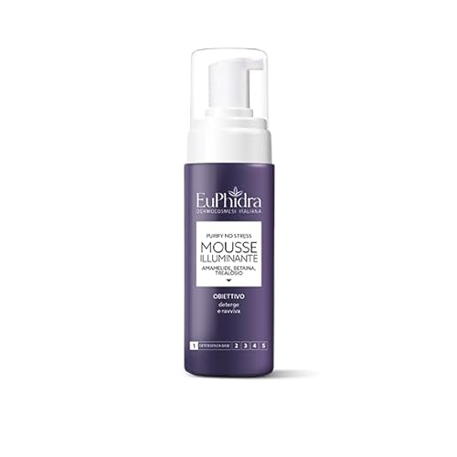 Euphidra Mousse Illuminante Con Amamelide-Betaina- Trealosio Deterge E Ravviva 175 Ml