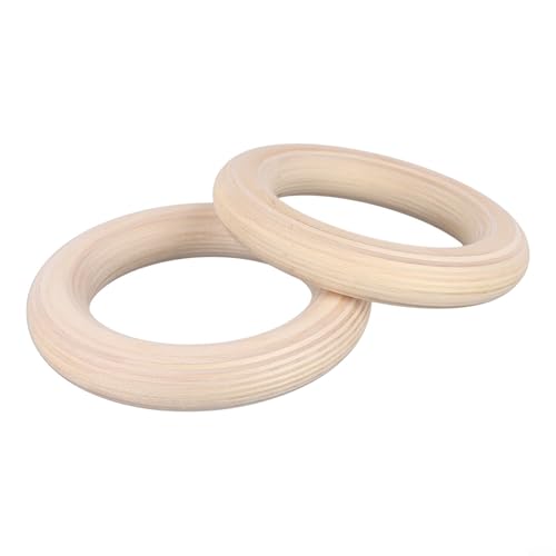 Anillas de Gimnasia de Madera 2pcs para Entrenamiento miniatura 7