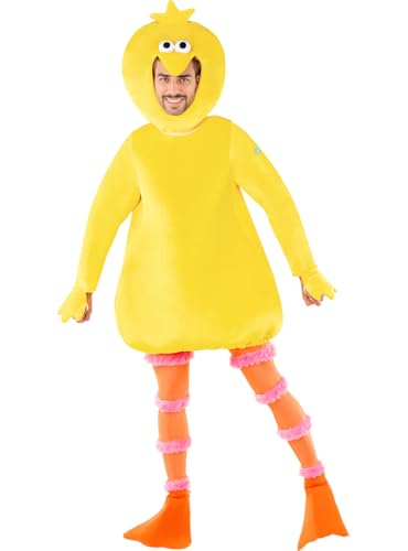 Funidelia | Disfraz de la gallina caponata - Barrio Sésamo para hombre y mujer Disfraz para adultos y divertidos accesorios para Fiestas, Carnaval y Halloween - Talla S - M