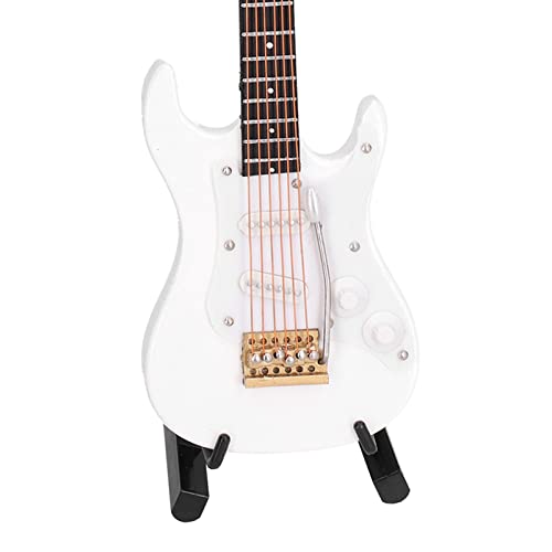 Cyrank Guitare électrique Miniature en Bois, Mini modèle de Guitare d’instrument de Musique avec Support pour la décoration de la Maison de modèle de Maison de poupée Miniature - Les Beatles, Paul McCartney, John Lennon, RIngo Starr, George Harrison Cyrank Guitare électrique Miniature en Bois, Mini modèle de Guitare d'instrument de Musique avec Support pour la décoration de la Maison de modèle de Maison de poupée Miniature – Image 8