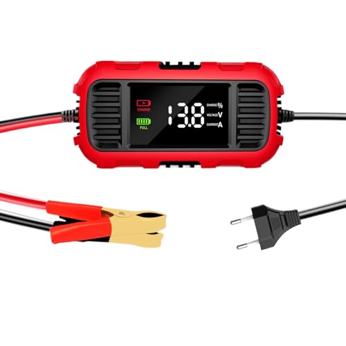 Cargador de motor, elegante, cargador de batería de motocicleta – Easy Cleanness Effortless Stable Multipurpose 12V cargador de motocicleta de coche delantero, cargador de batería inteligente con