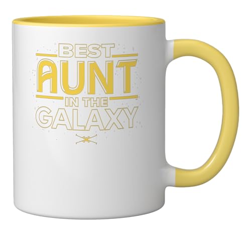 Mug cerámico Star Wars 11 onzas Amarillo y blanco miniatura 2