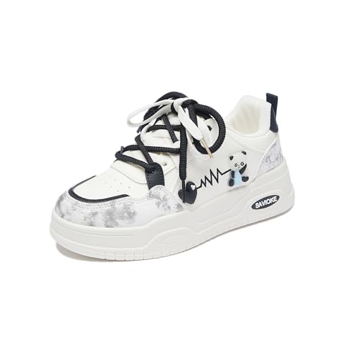 Women's Lightweight Platform Sneakers Comfortable Y2K Walking Shoes, Cute Casual for Everyday