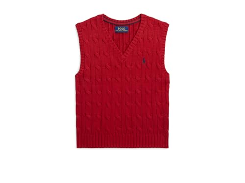 Polo Ralph Lauren Boys' Cable-Knit Cotton Sweater Vest (Toddler/Little Kid)