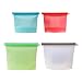 Produktbild Freezer Bags Reusable Food Bags, BPA Free Airtight Seal Preservation Bags No Leak Kitchen Container Set for Fruits Vegetables Meat Soup Pack of 4