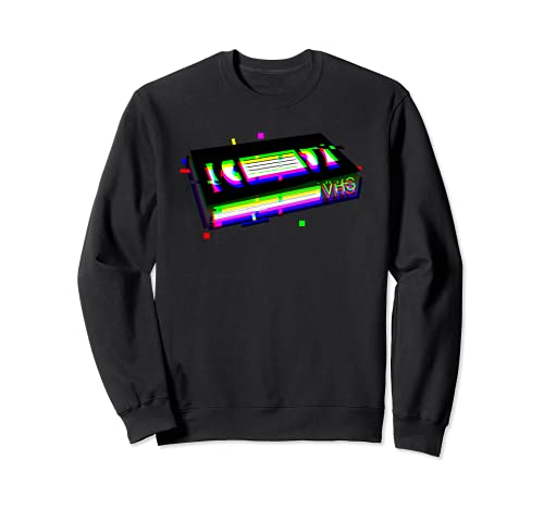 VHS Tape - Vaporwave Aesthetic Retro 90er Glitch Sudadera