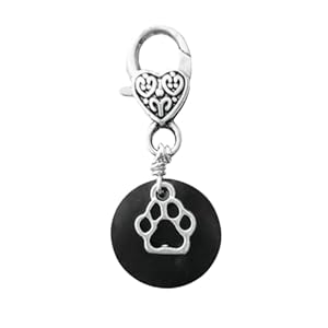 Shungite-Pet-Collar-Charm-Natural-Protection-for-Dogs-Cats-Durable-Black-Crystal-Stone-Backpack-Tote-Key-Chain Durable Dog Collar Charm
