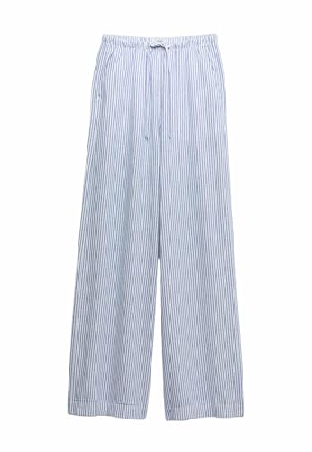 Pantalon mélangé lin jambes larges Marks & Spencer, l'excellence des matières fluides