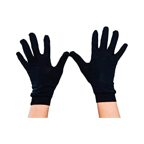 YoRo Naturals Remedywear Eczema Gloves for Kids, Inflammation Relief with Tencel and Zinc (Black, 7-9Y) Cover