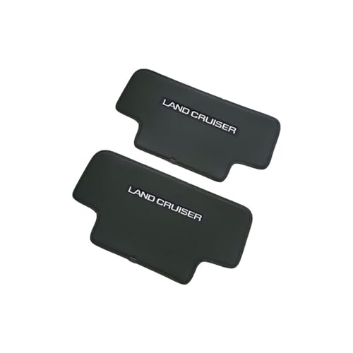 ZENGZJCX 2pcs Seat Back Kick Protector for Toyot-a 2024 2025 Land Cruiser 1958 250 Prado Lc250...