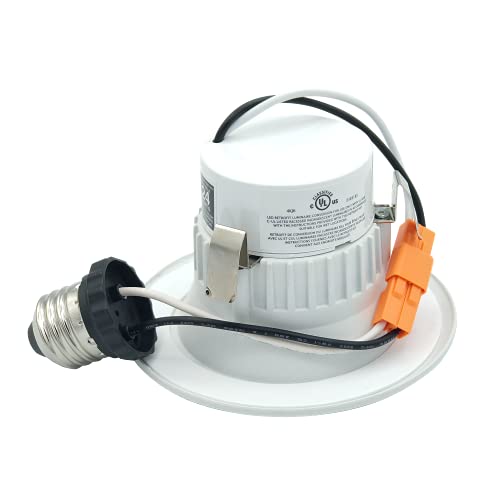 Ah Lighting 3 Inch Dimmable Led Recessed Retrofit Baffle Trim Kit, 9W, 4000K, 680 Lumens, Es Qualified, Ul Listed #TOP7